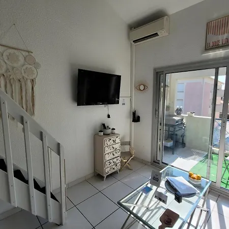 T1 Climatise Avec Terrasse & Acces Piscine *