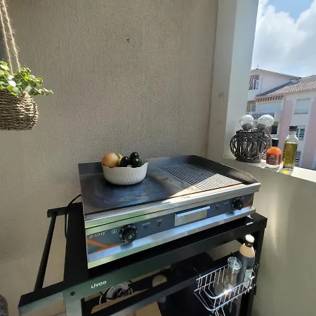 Lejlighed T1 Climatise Avec Terrasse & Acces Piscine *